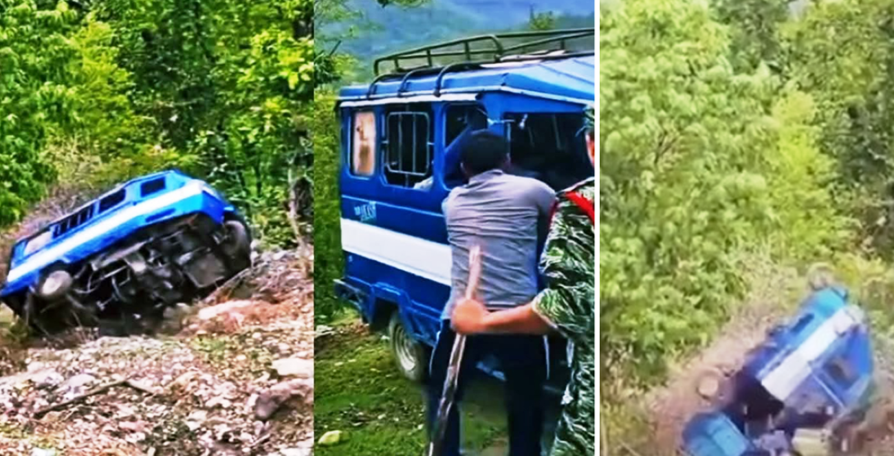 टेम्पो भीरबाट खसालेको अभियोगमा वन कार्यालयका १० कर्मचारी प्रहरीको नियन्त्रणमा